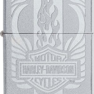 Zippo 29347 – Encendedor de aceite cromado a prueba de viento personalizado para Harley-Davidson One Street Zippo 29347 – Encendedor de aceite cromado a prueba de viento personalizado para Harley-Davidson One Street