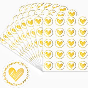 500 sellos transparentes de corazón para sobre, calcomanías de corazón, calcomanías de amor, calcomanías de 1.26 pulgadas, calcomanías de sellado 500 sellos transparentes de corazón para sobre, calcomanías de corazón, calcomanías de amor, calcomanías de 1.26 pulgadas, calcomanías de sellado