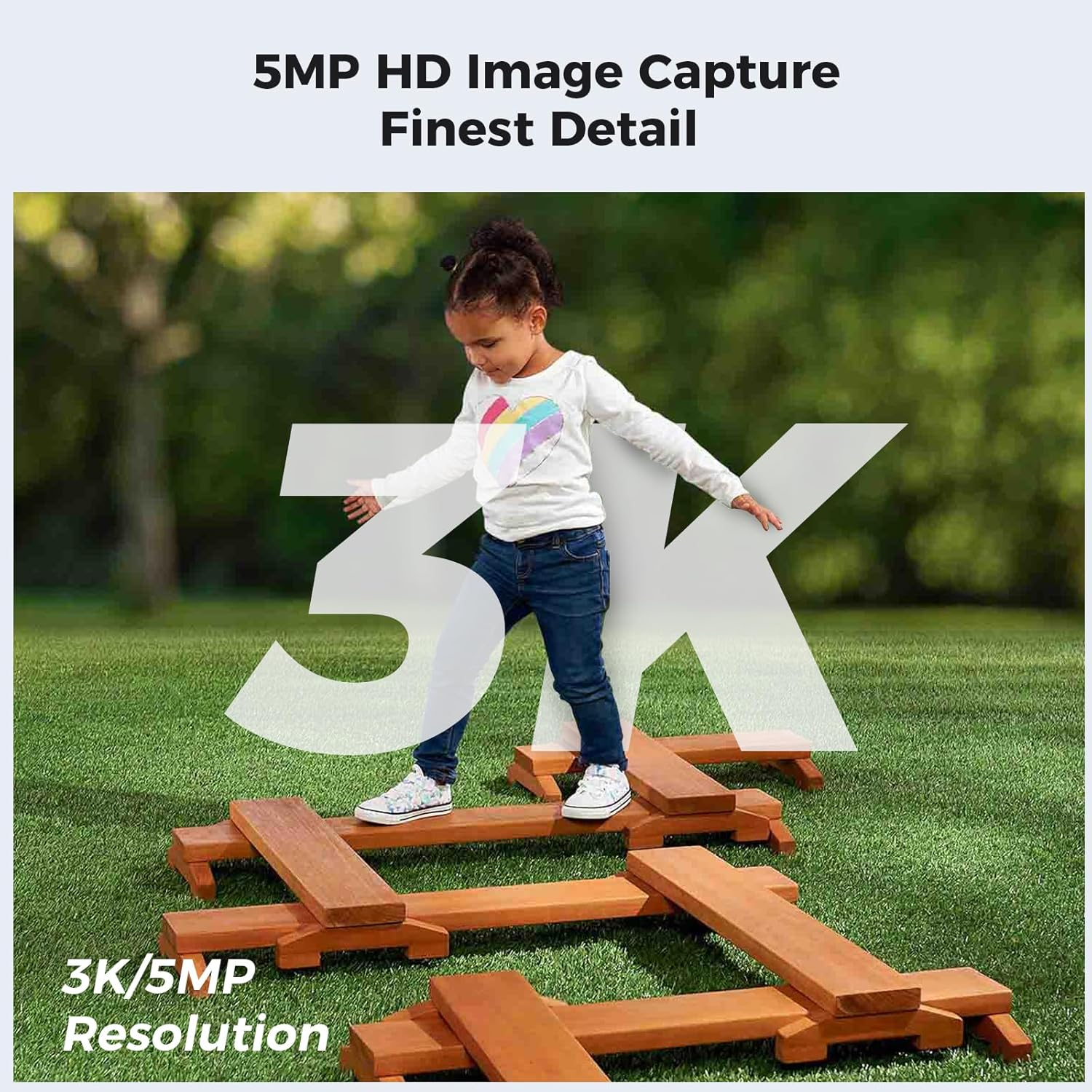 Seguimiento humano+disco duro de 3 TB Sistema de cámara de seguridad Hiseeu 4K PoE, sistemas de seguridad para el hogar con 4 cámaras PoE de 5MP