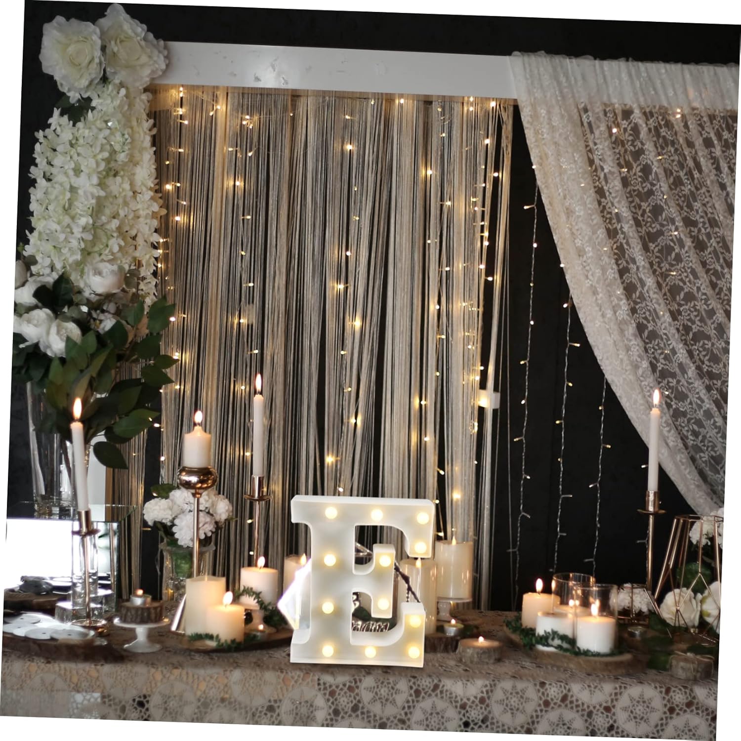 Veemoon Lámpara de modelado LED para boda, letrero de neón, luces decorativas de neón, letras luminosas, letrero de letras decorativas, discotecas,