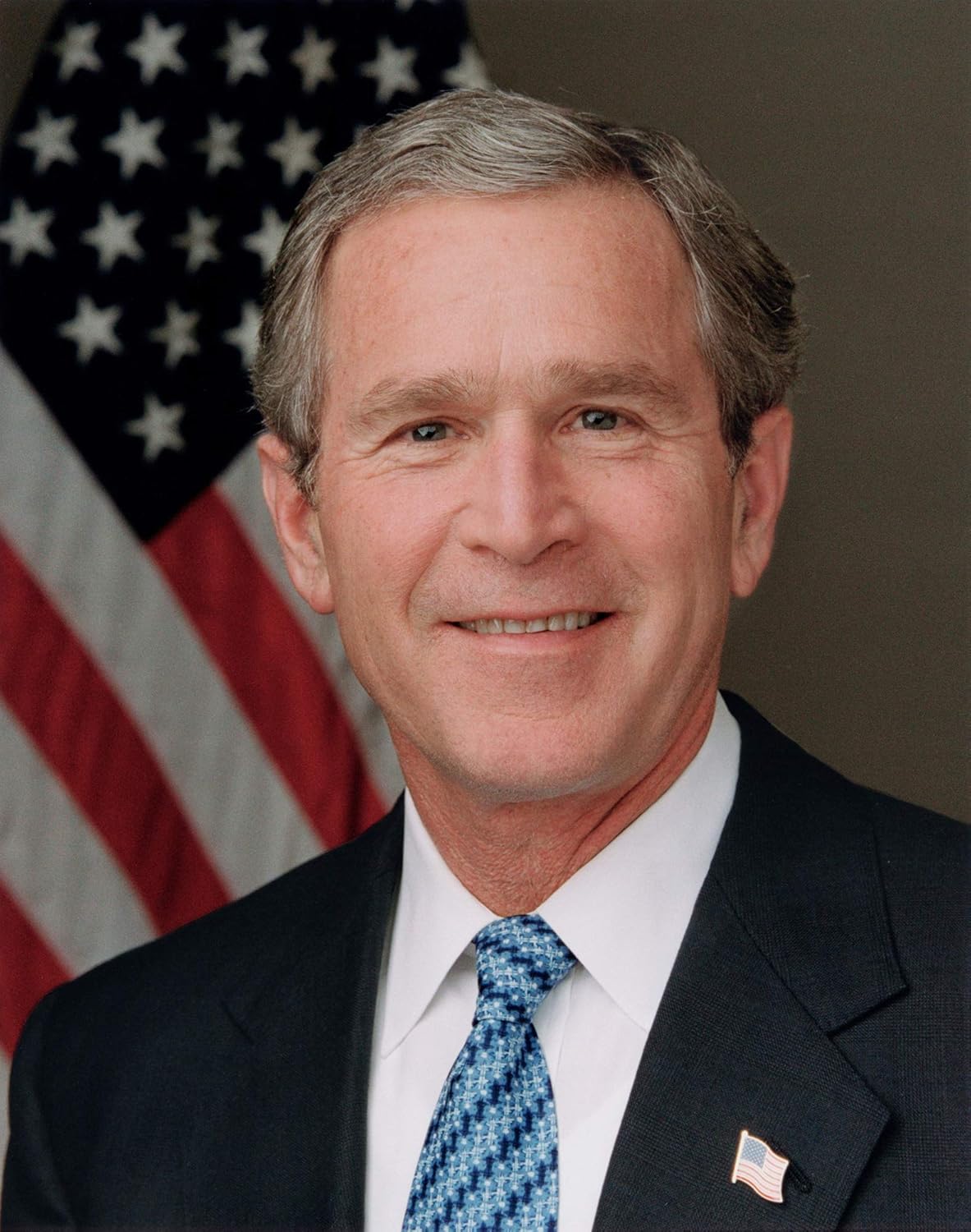 Frame a Patent George W. Bush Fotografía – Obra de arte histórica de 2003 – Retrato del presidente de los Estados Unidos – (8 x 10 pulgadas) –
