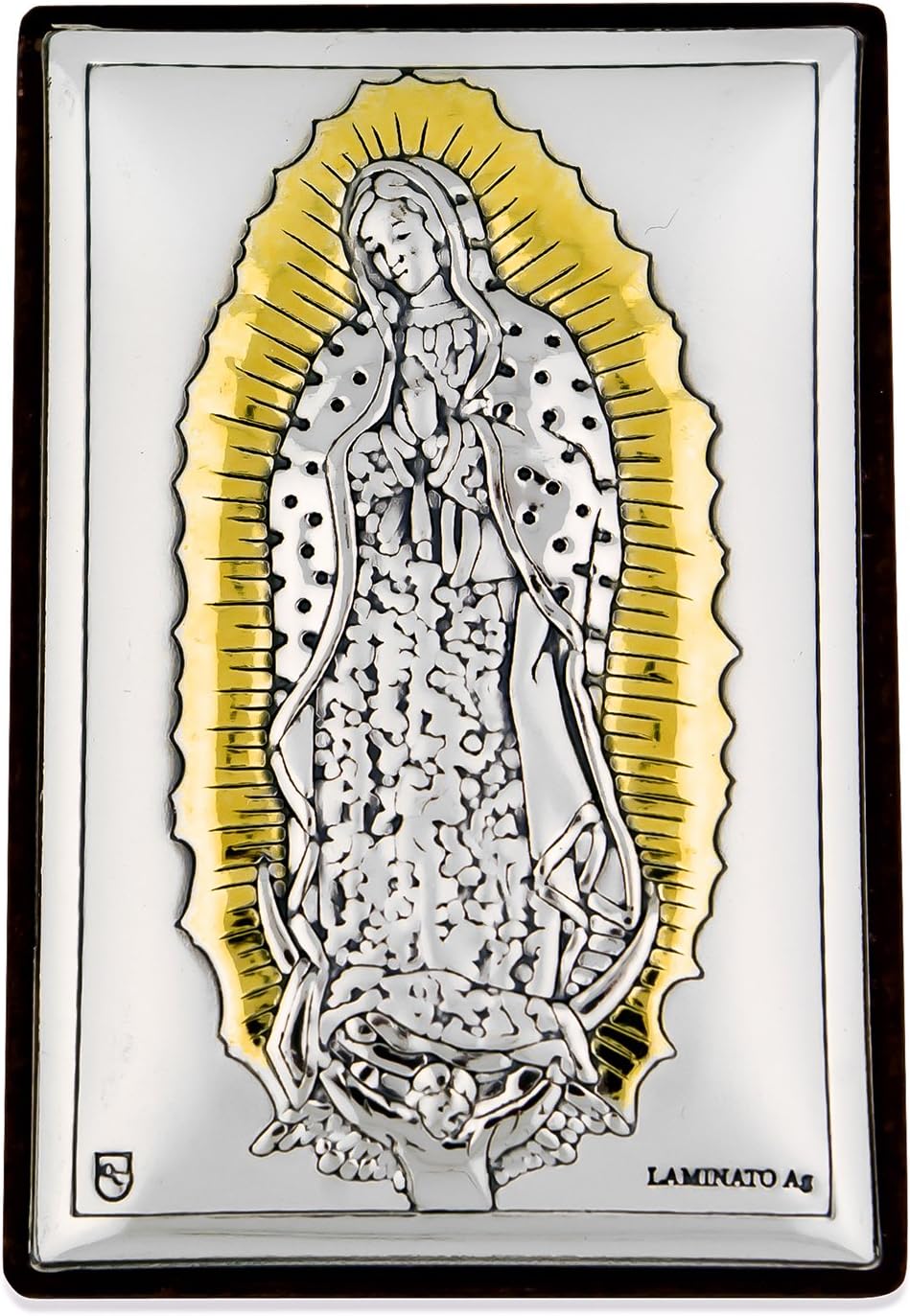 Color Plateado Católico mini-shrine por venerare