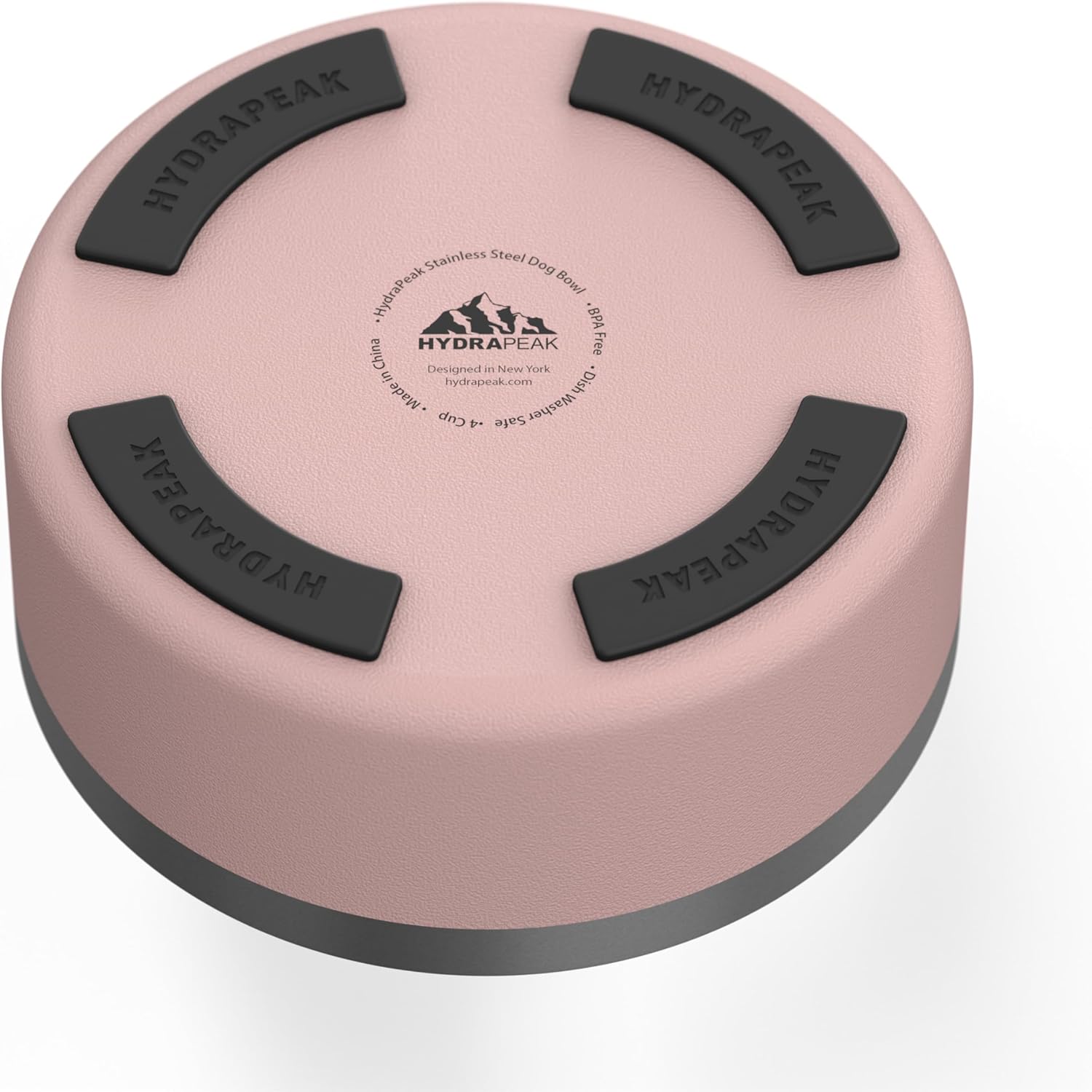 Hydrapeak Cuenco para perro, acero inoxidable antideslizante, cuenco para agua para perros, cuencos de comida para perros, plato de tamaño grande,