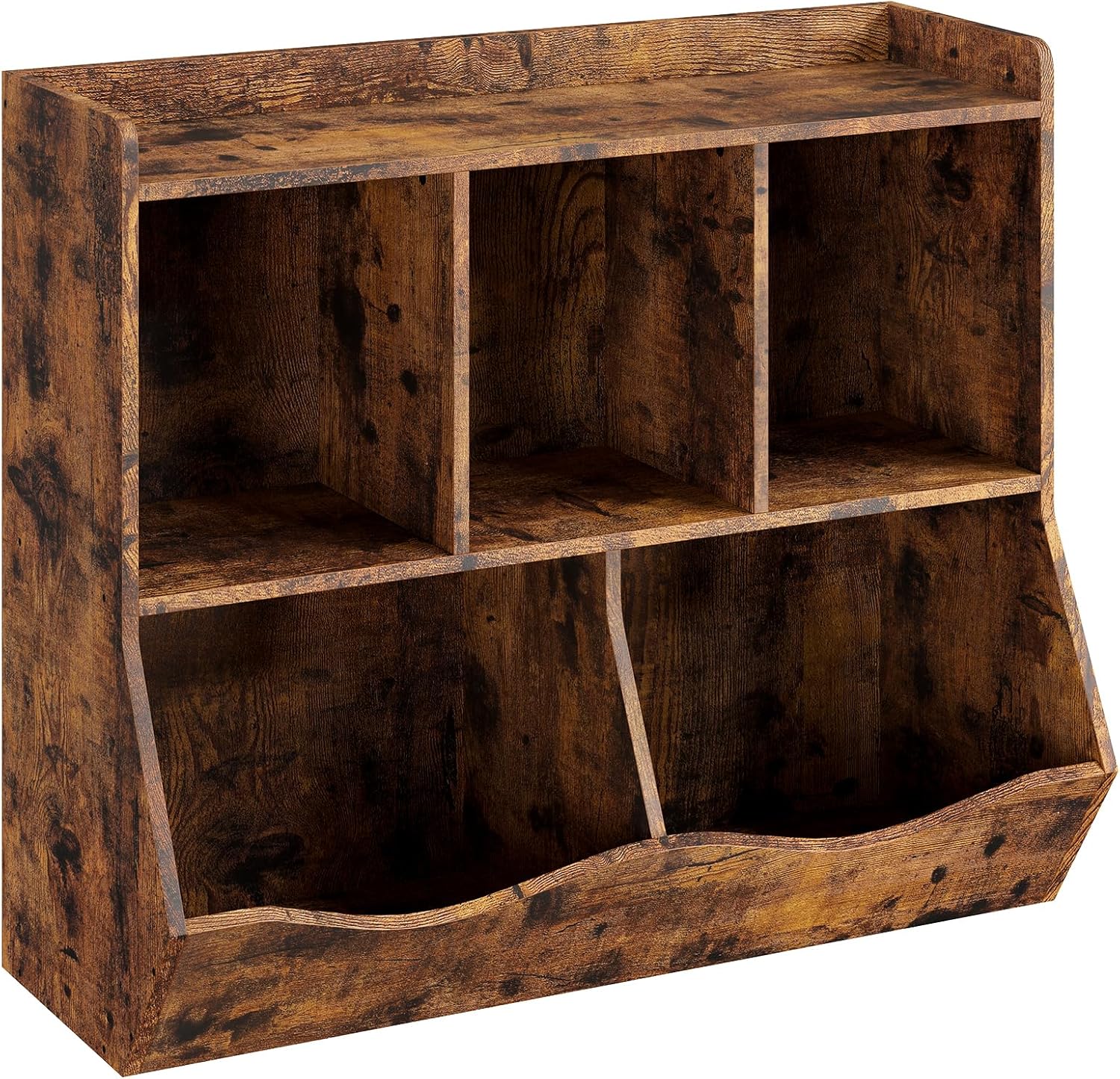 Estantería de juguetes y estantería para niños y niñas, estante múltiple con organizador de cubos para almacenamiento de libros y juguetes, para
