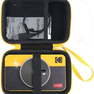 Aenllosi Estuche rígido de repuesto para impresora fotográfica Kodak Mini Shot 2 RetroMini 2 SquareNueva Mini 2 Plus (Shot 2, negro) Aenllosi Estuche rígido de repuesto para impresora fotográfica Kodak Mini Shot 2 RetroMini 2 SquareNueva Mini 2 Plus (Shot 2, negro)
