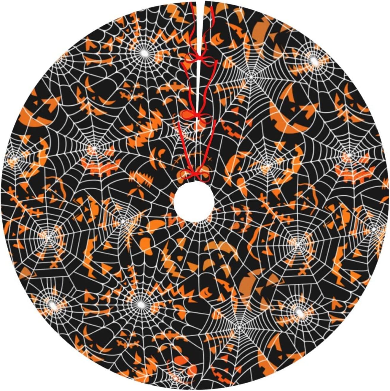 Falda para árbol de Navidad de 36 pulgadas, diseño de piruleta de Halloween, suministros de accesorios para festivales de Navidad, suministros de
