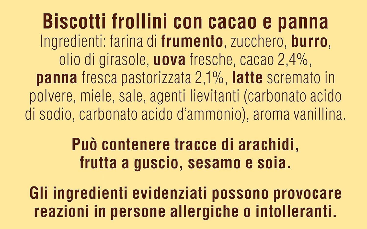 Mulino Bianco Pan de mantequilla “Abbracci” con crema y cacao – 24,69 Oz (24.69 oz)  Italian Import