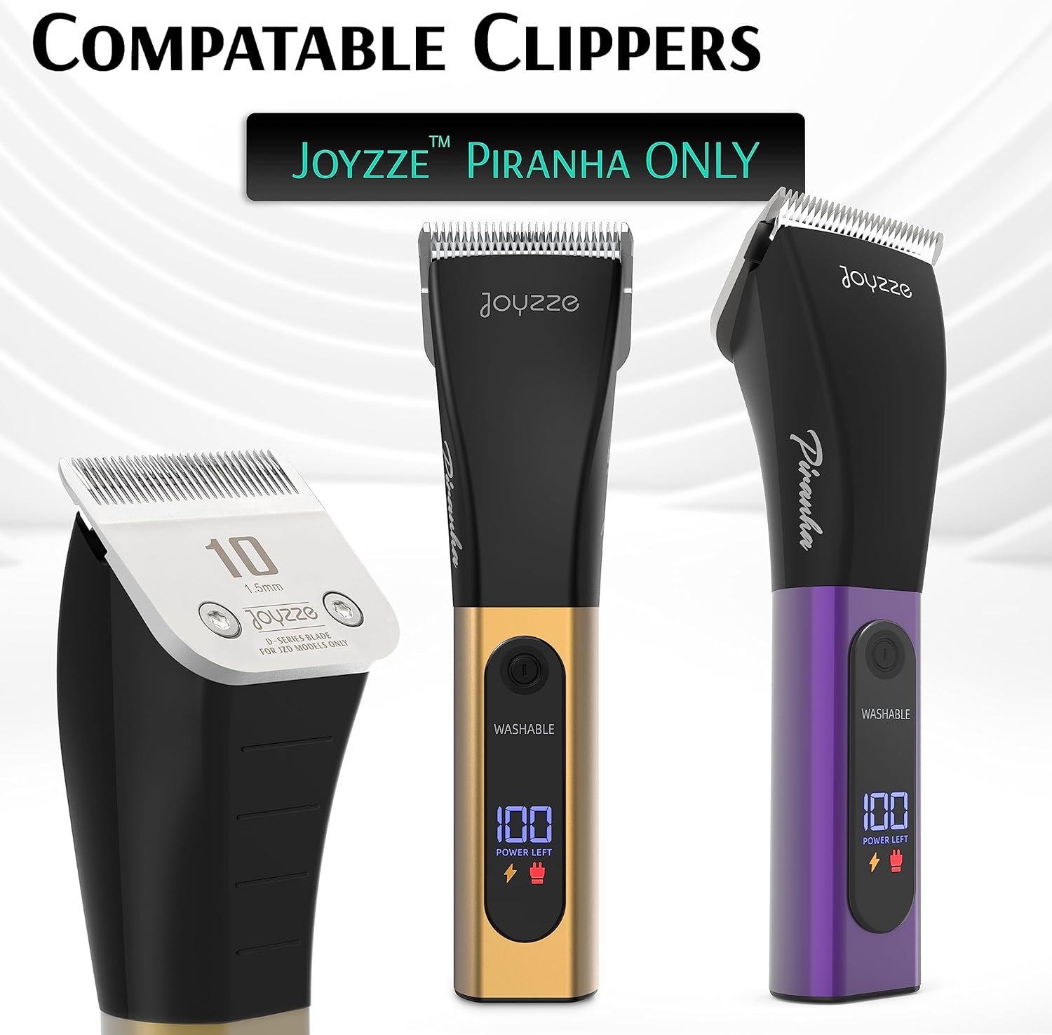 Cuchillas cortadoras serie D, calidad premium, compatibles solo con cortaúñas de piraña, logra el aseo profesional de mascotas, ideal para recortar