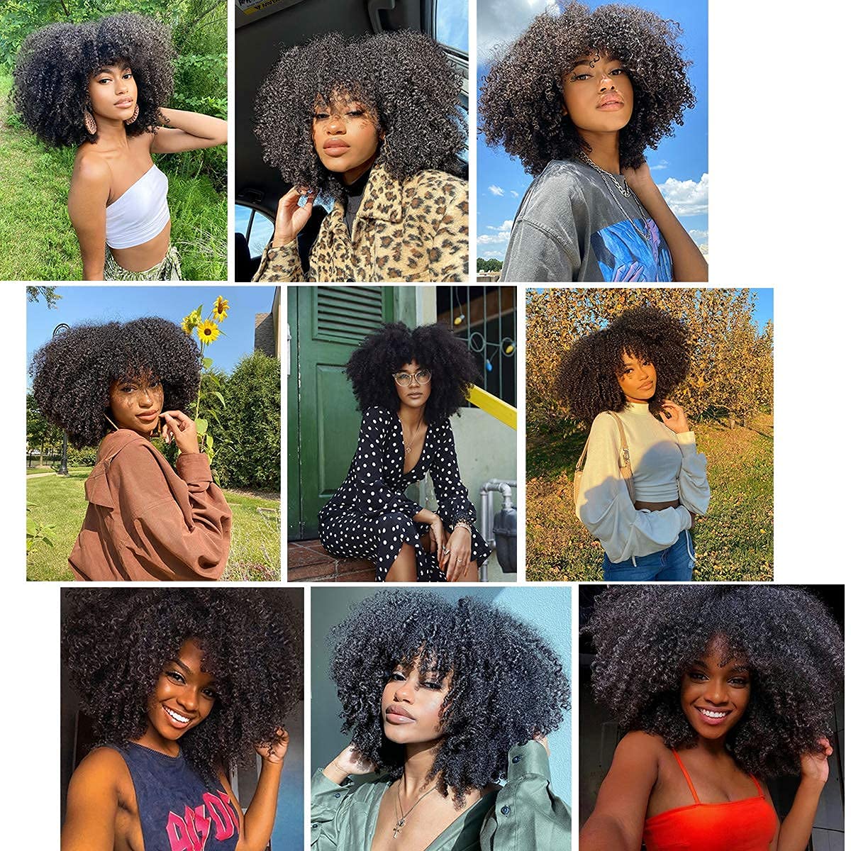 Paquetes de cabello humano rizado afro mongol de 101214 pulgadas, 4B 4C Afro Kinkys a granel de cabello humano para mujeres negras, extensiones de