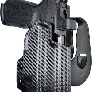 OWB – Funda de remo para Sig P365 XMACRO w TLR7, TLR8 (fibra de carbono, dibujo a la derecha) OWB – Funda de remo para Sig P365 XMACRO w TLR7, TLR8 (fibra de carbono, dibujo a la derecha)