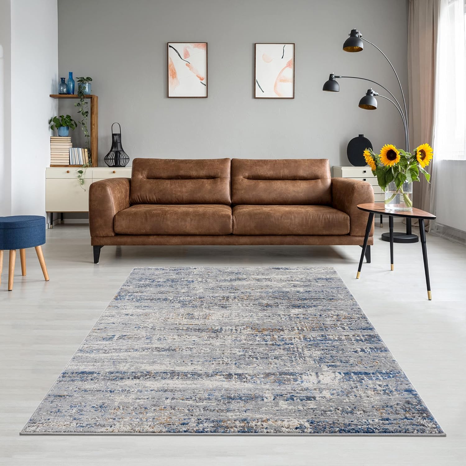 Madison Park Harley – Alfombras turcas tejidas para sala de estar, comedor interior, decoración moderna del hogar, alfombras ultrasuaves para