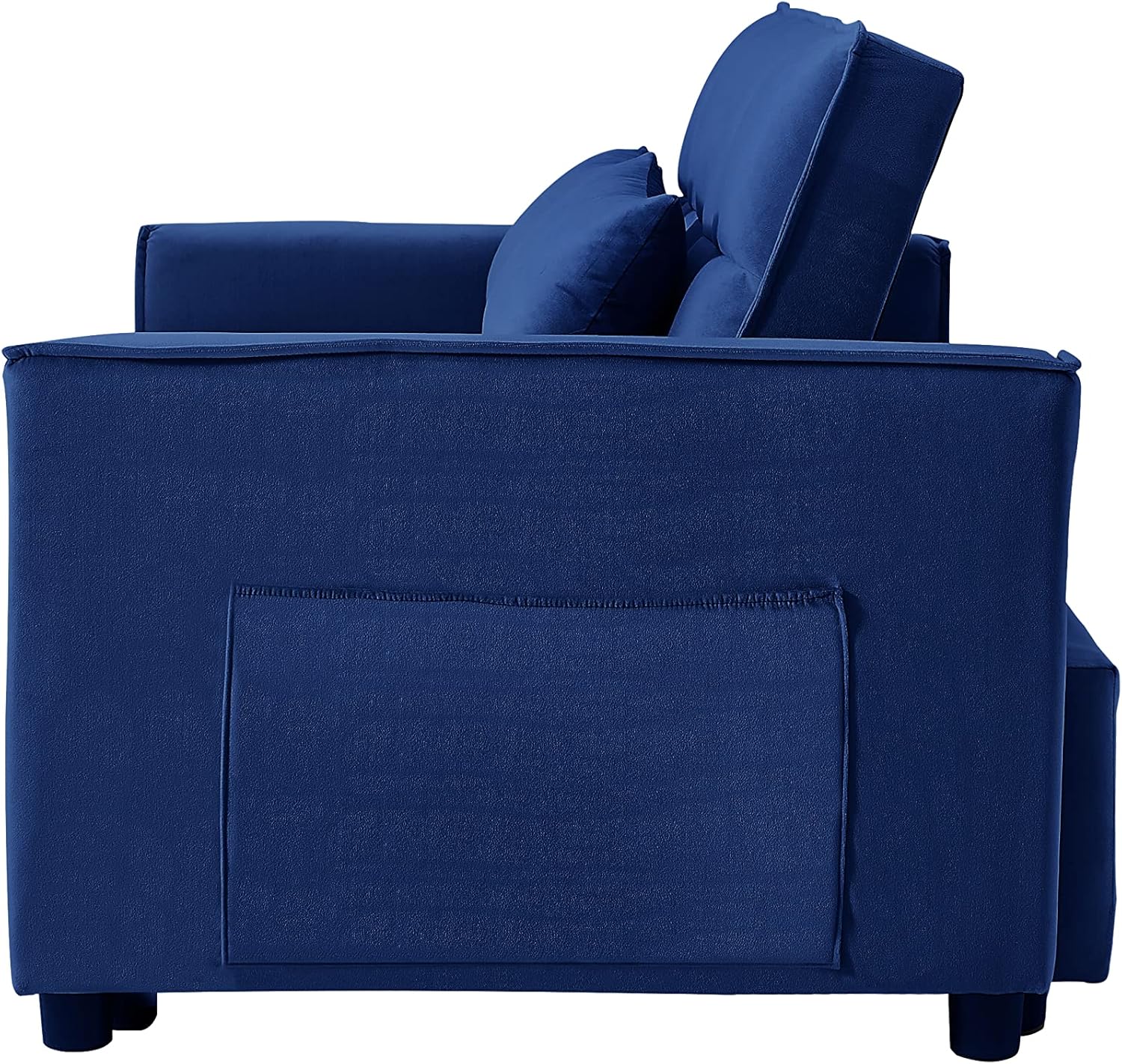 Moderno sofá futón tapizado, convertible a siesta, sofá cama suave y sofá cama para hogar, oficina, apartamento, espacio pequeño, sala de estar,