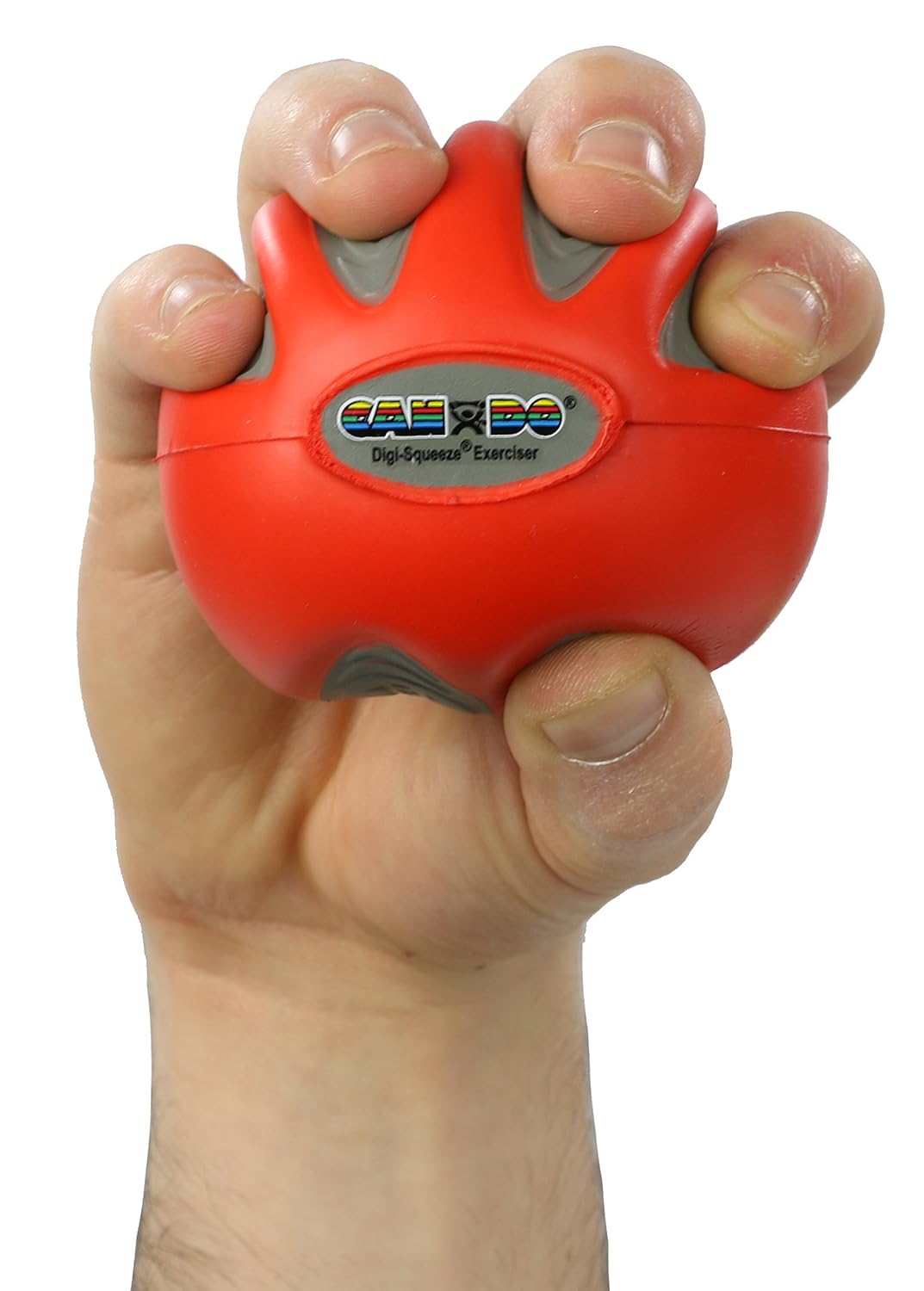 CanDo 10-1995Digi-squeeze Ejercitador para manos, Grande, M, Luz roja, 1