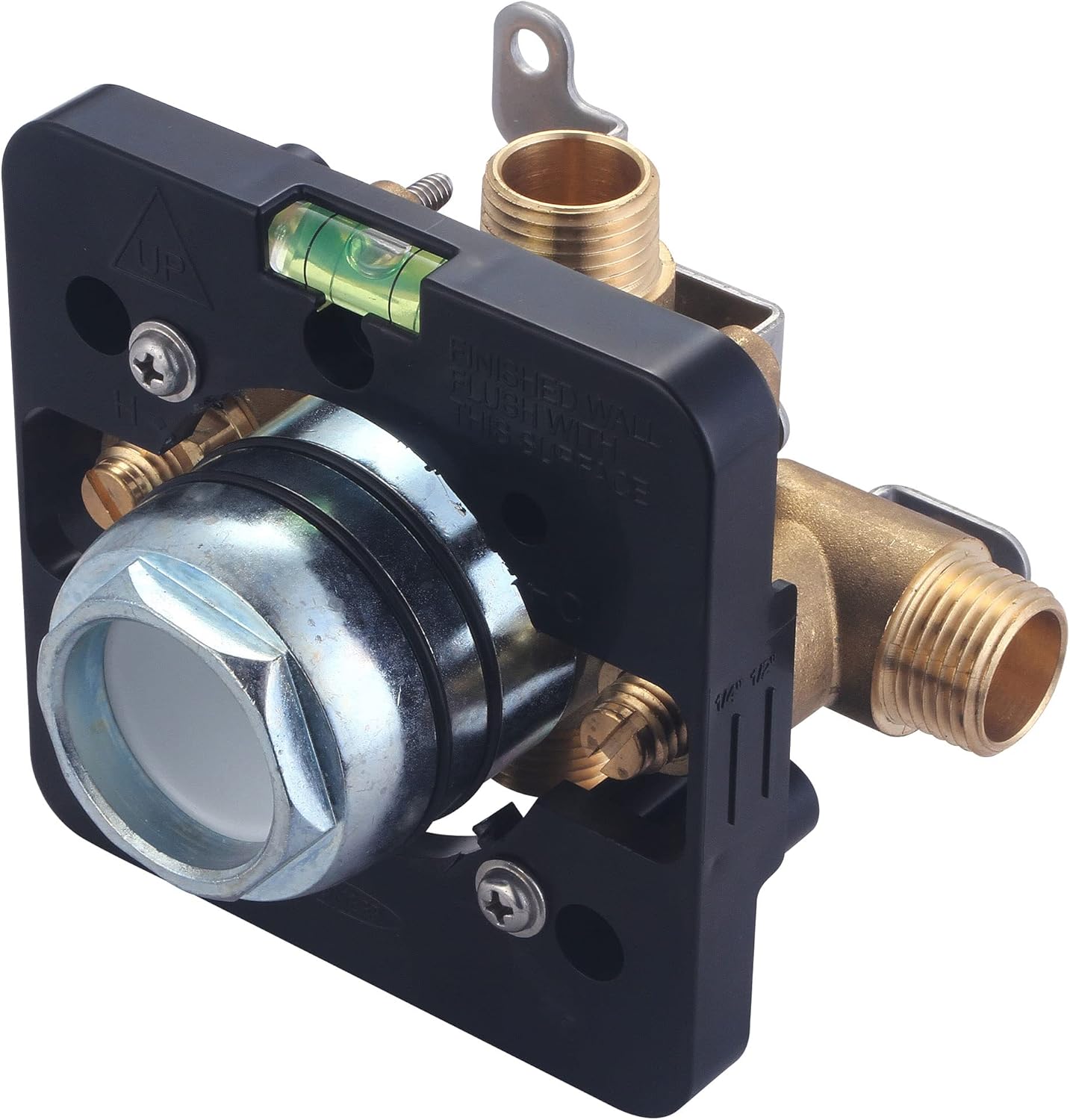 Olympia V-2300B – Válvula de equilibrio de presión de bañeraducha de una sola manija, latón áspero