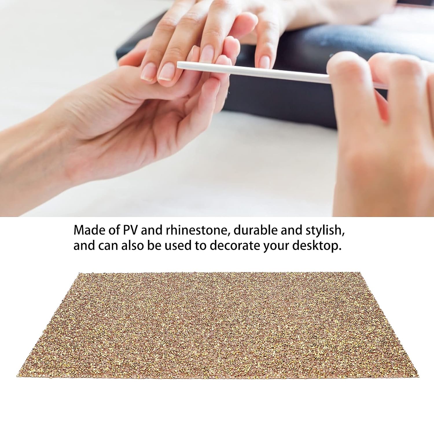 Almohadilla de reposamanos para arte de uñas, almohada de cojín de manicura, tapete de mesa de manicura brillante, almohadilla de escritorio,