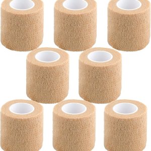Cinta adhesiva autoadhesiva, cinta atlética de 2 pulgadas, transpirable, elástica, marrón, cohesiva, cinta deportiva para primeros auxilios, Cinta adhesiva autoadhesiva, cinta atlética de 2 pulgadas, transpirable, elástica, marrón, cohesiva, cinta deportiva para primeros auxilios,