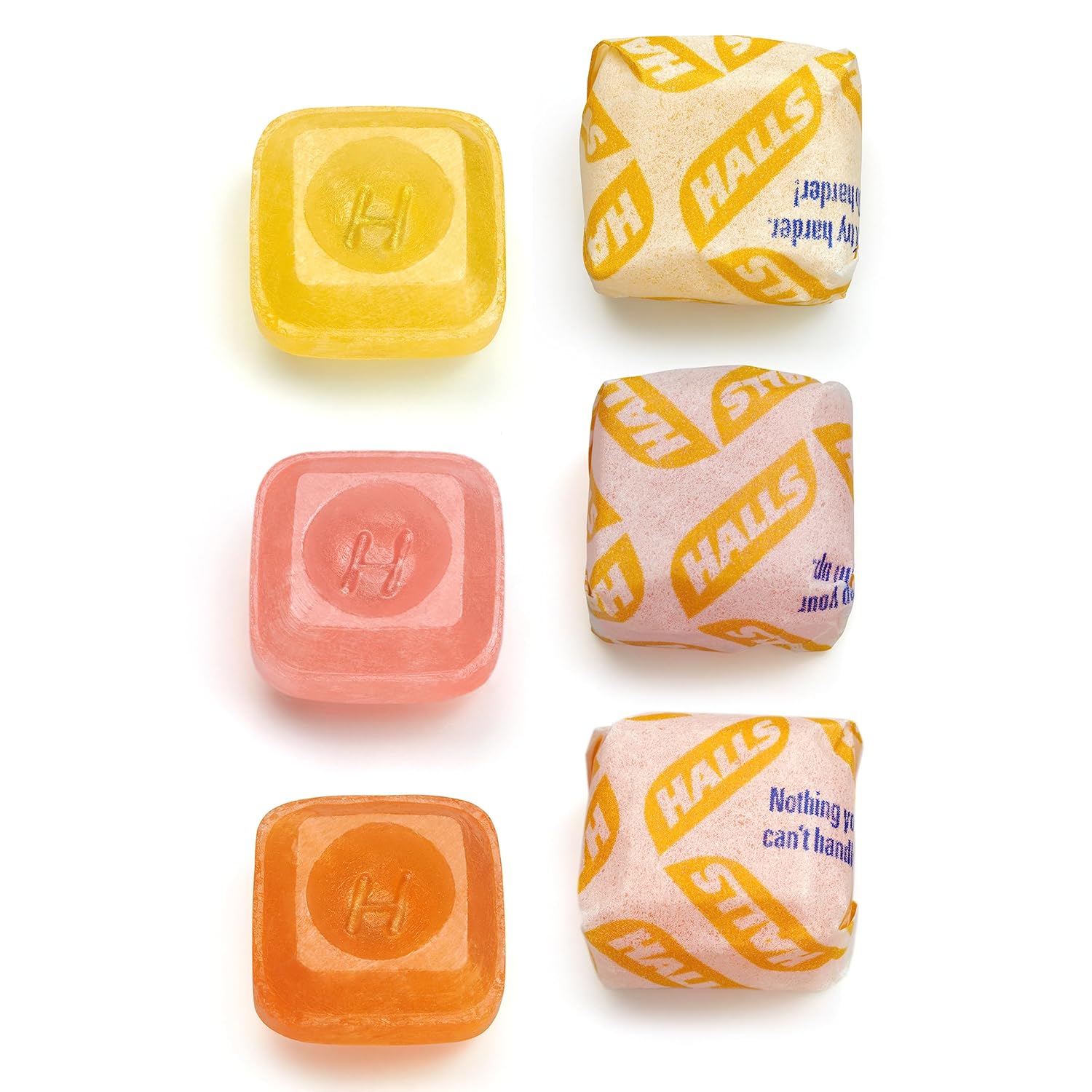 HALLS Defense – Gotas de vitamina C cítricas surtidas, 20 barras de 9 gotas (180 gotas en total)