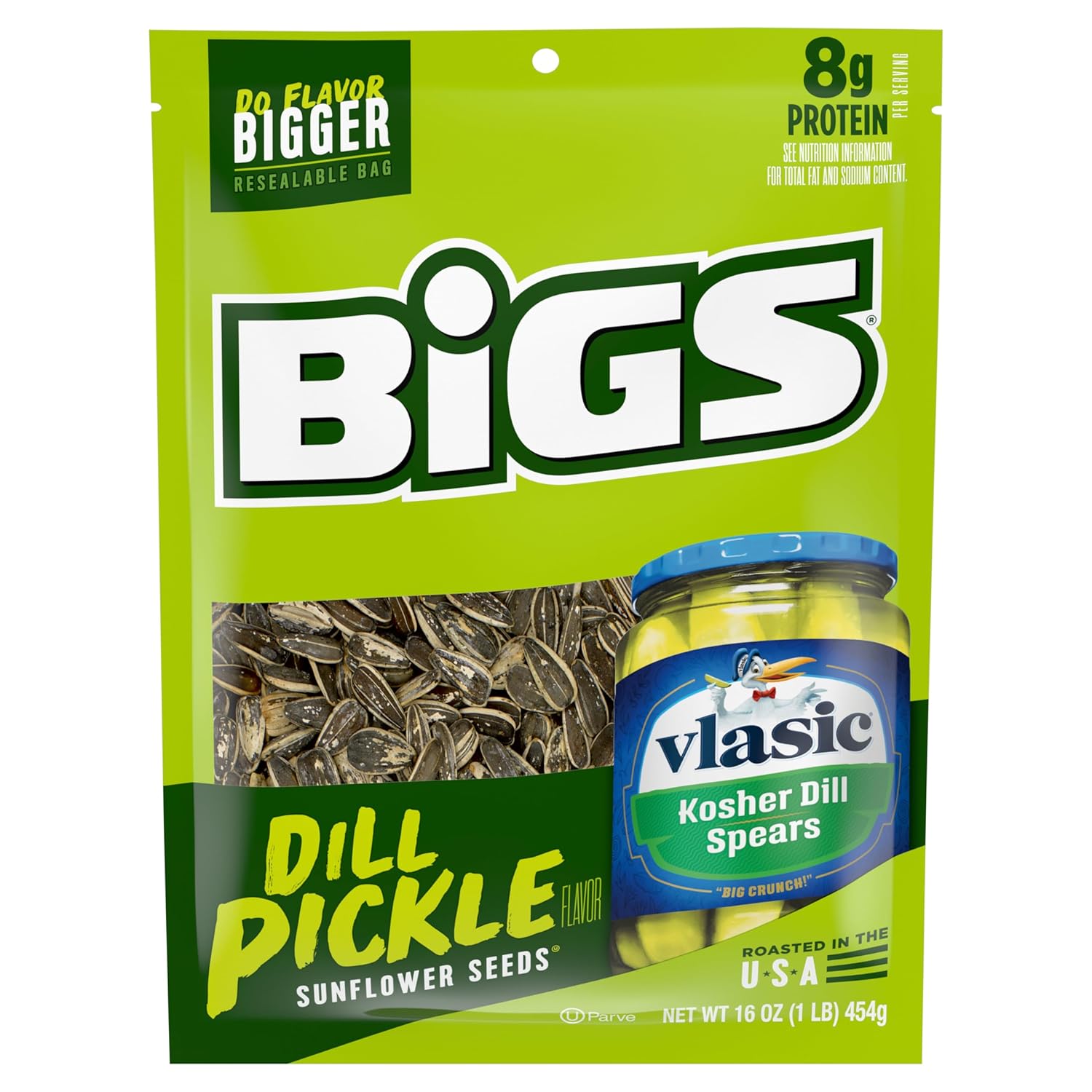 bigs vlasic de eneldo Pickle semillas de girasol, 16-Ounce Bolsa