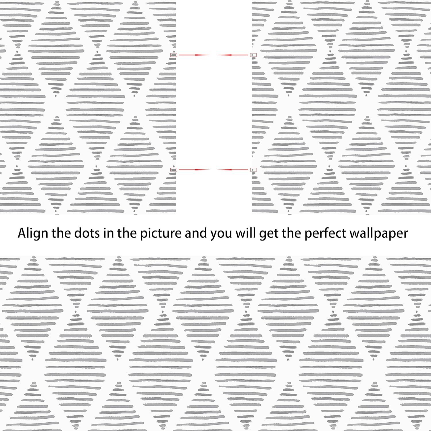 Papel tapiz moderno de rayas para despegar y pegar, papel de contacto blanco y negro de 17.7 x 78.7 pulgadas, papel tapiz geométrico autoadhesivo,