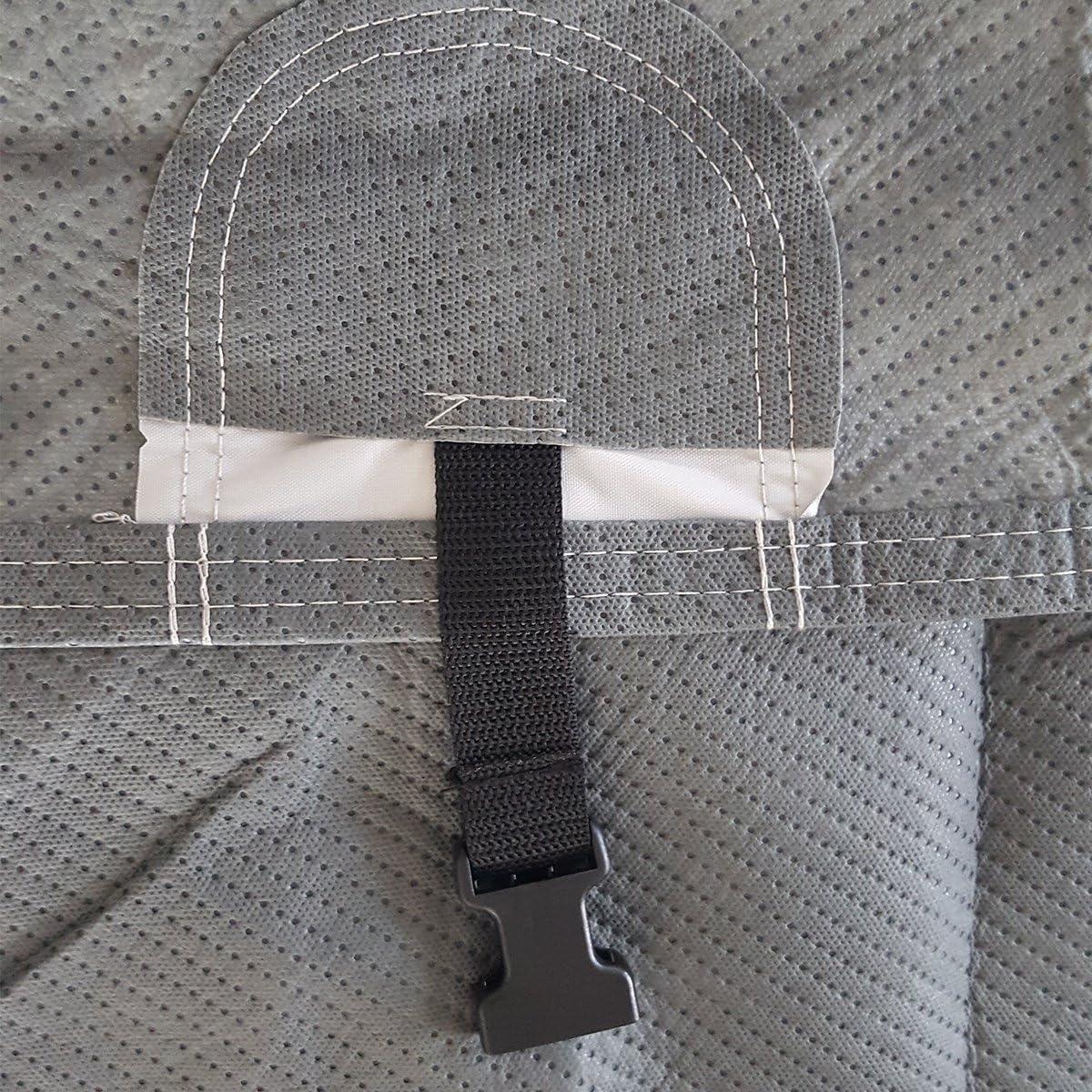 Summates – Cobertor para casa rodante color gris, beige, tela de polipropileno 4 capas 160g SSFS, se adapta a la mayoría de tamaños
