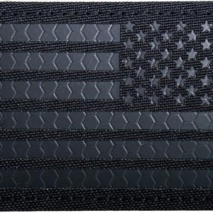 Parche de chaleco táctico IR infrarrojo de 2 x 3.5 pulgadas con respaldo de gancho para chaleco táctico (negro invertido) Parche de chaleco táctico IR infrarrojo de 2 x 3.5 pulgadas con respaldo de gancho para chaleco táctico (negro invertido)