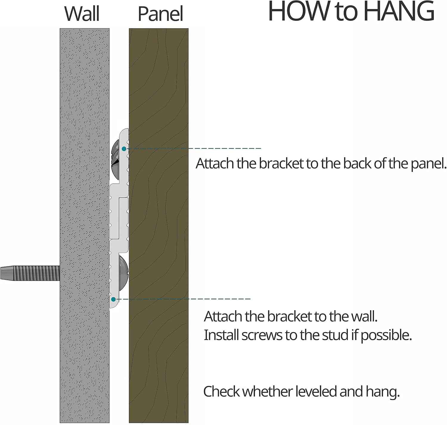 Ganchos de fotos de tacos franceses de 5 pulgadas, soporte de pared de aluminio, clips de barra en Z entrelazados, soportes de montaje para espejo