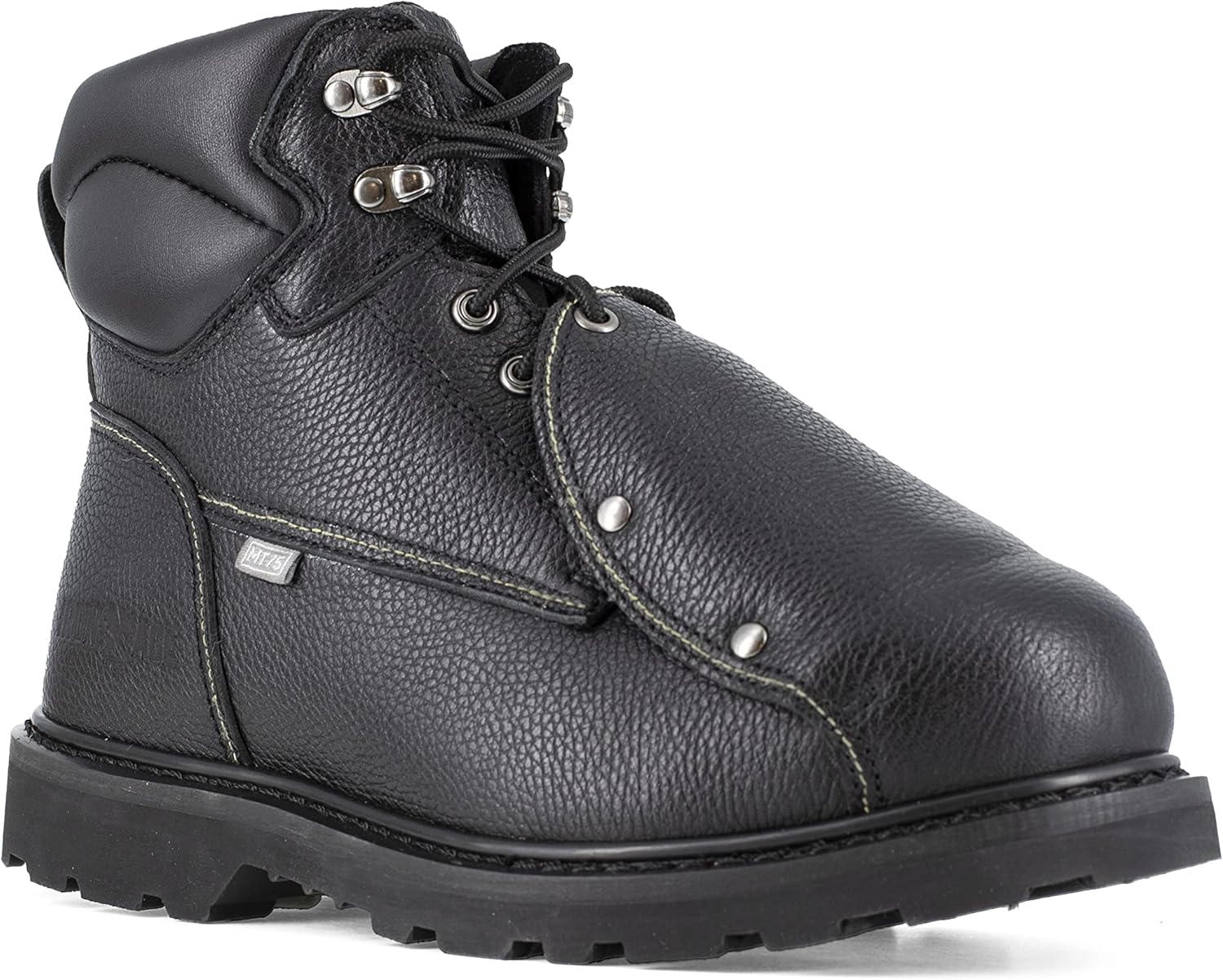 Iron Age Para hombre Groundbreaker 6 Pulgadas De Acero Eléctrico Toe Externa Met Guard Trabajo Seguridad Zapatos Casual – Negro