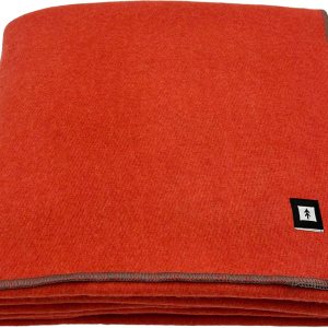 EKTOS Mantas de 90% lana, 90 x 66 pulgadas, manta de lana cálida para campamento, manta militar (naranja) EKTOS Mantas de 90% lana, 90 x 66 pulgadas, manta de lana cálida para campamento, manta militar (naranja)