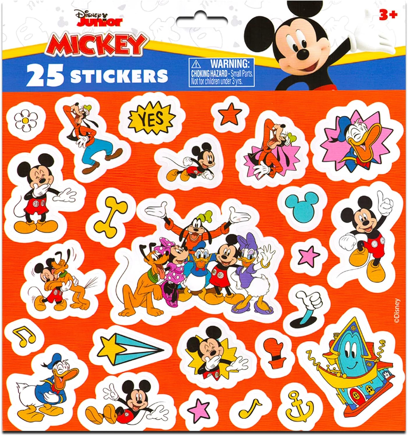 Disney Mickey Mouse – Juego de vasos para niños  Paquete con 2 tazas a prueba de derrames, a prueba de fugas, aisladas más calcomanías de Mickey,