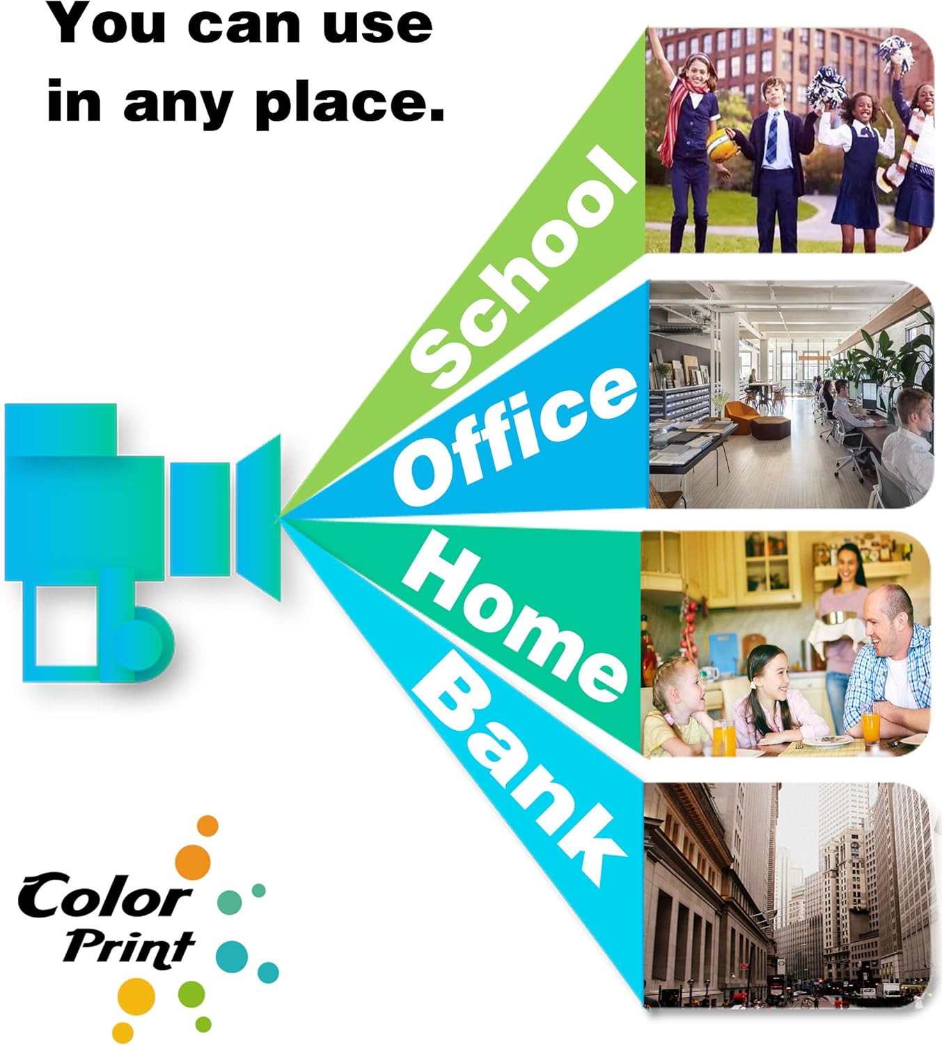 ColorPrint LC203 – Cartucho de tinta de color compatible con Brother LC203 XL LC203XL LC-203XL LC201 para impresora MFC-J480DW MFC-J680DW MFC-J880DW