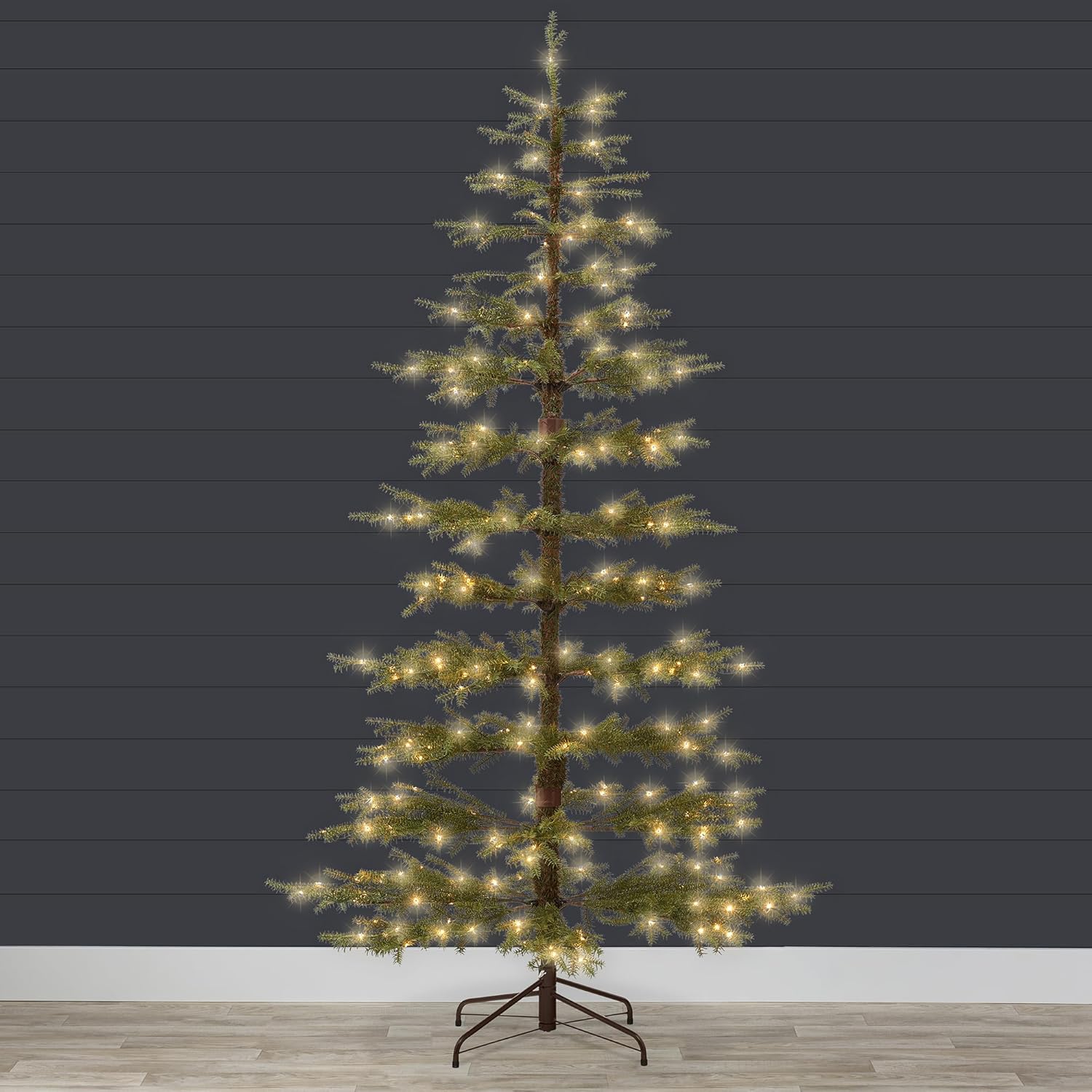 Best Choice Products Árbol de Navidad preiluminado de 6 pies, decoración navideña de pino artificial con 880 puntas de rama, 200 luces LED