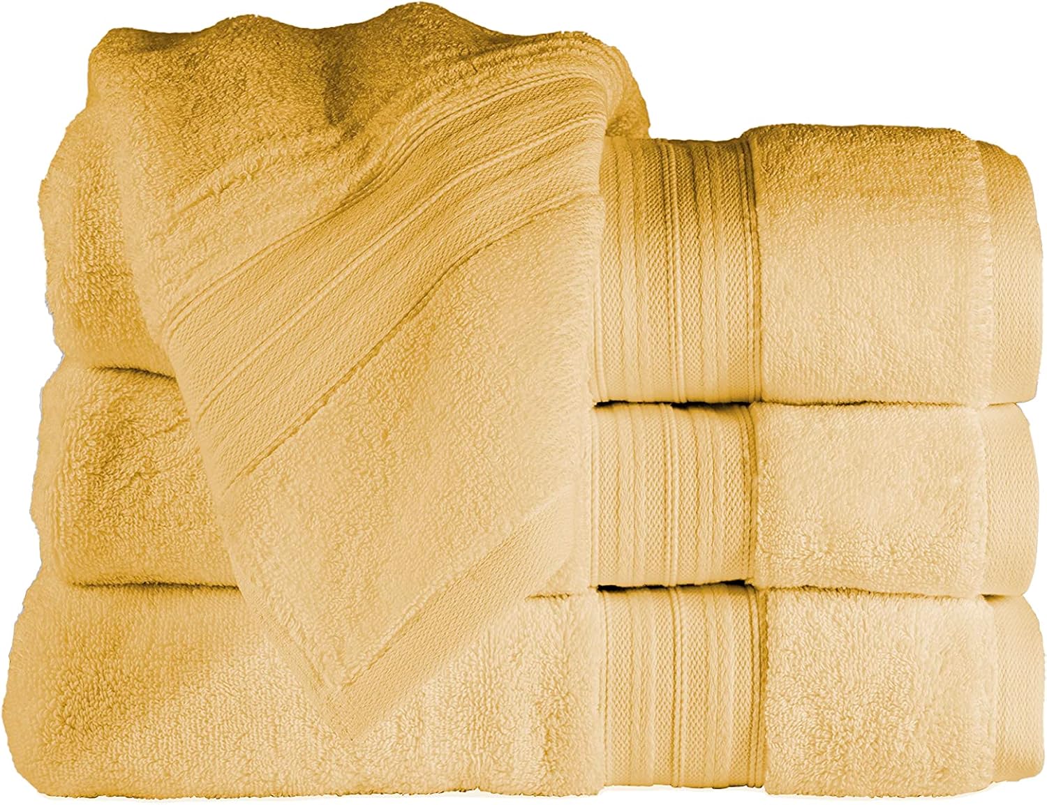 Bennett and Shea – Juego de 4 toallas de baño de lujo, resistentes al olor, 27 x 54 pulgadas, toallas de baño de alta calidad para baño, altamente
