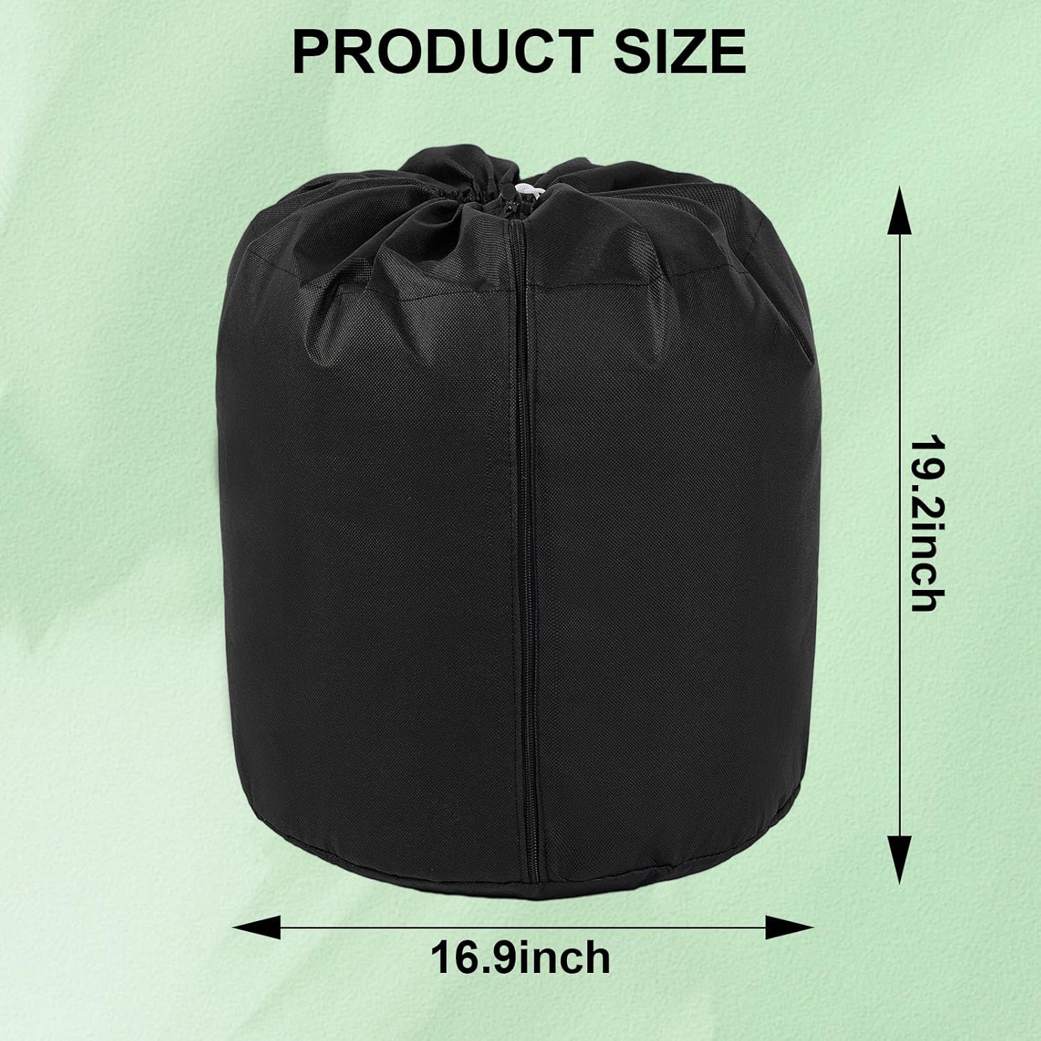 1 maceta de protección de invierno para plantas, cubierta de protección contra heladas de plantas de invierno, bolsa de protección de maceta de 16.9