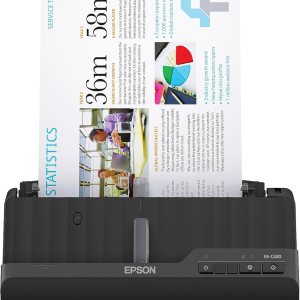 Epson Workforce ES-C220 – Escáner compacto de documentos de escritorio con escaneo de 2 caras y alimentador automático de documentos (ADF) para PC y Epson Workforce ES-C220 – Escáner compacto de documentos de escritorio con escaneo de 2 caras y alimentador automático de documentos (ADF) para PC y