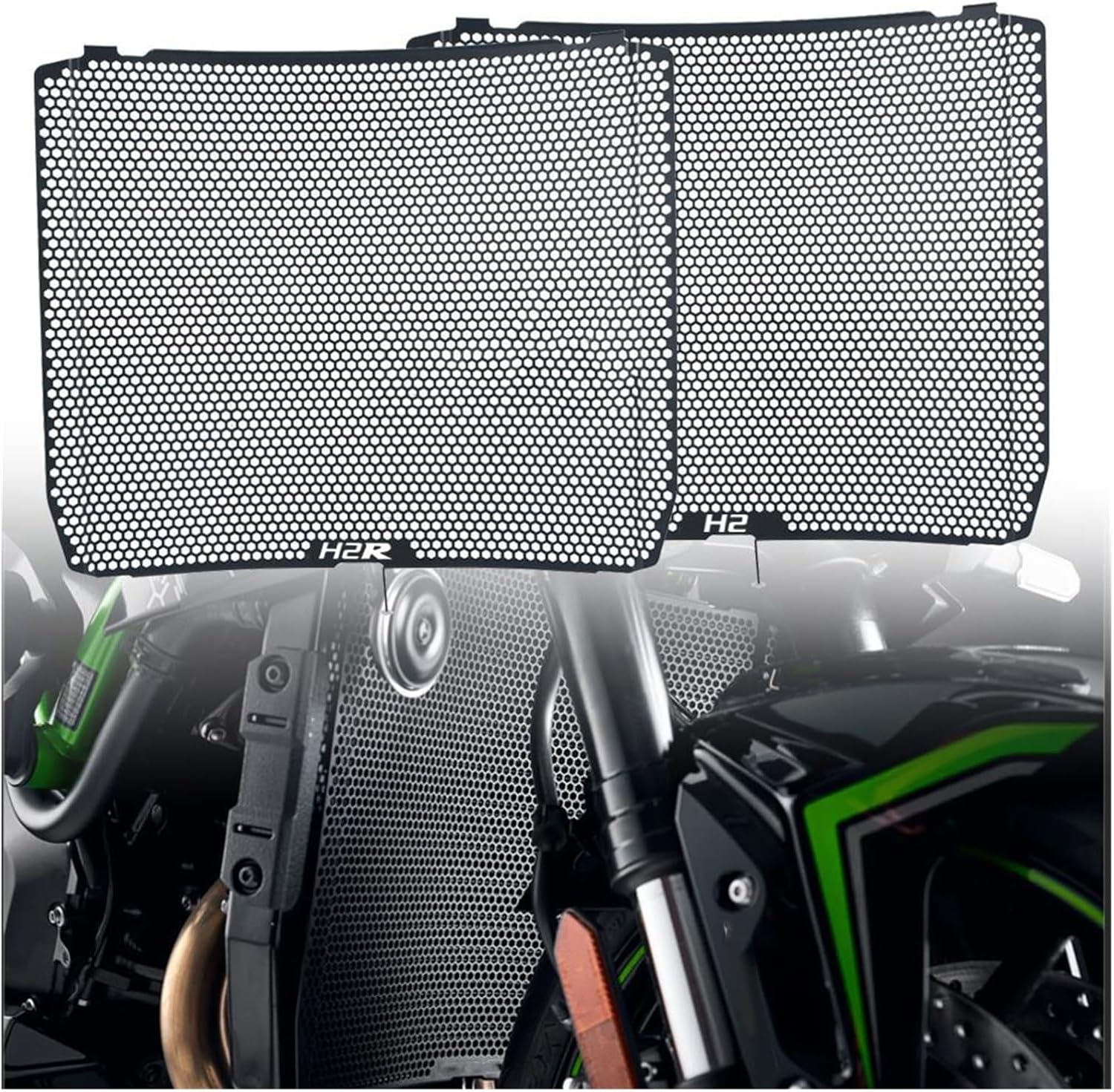 for Kawasa-&ki Z H2 Ninja H2 Motorcycle Radiator Grille Guard Cover Carbon SX SE Performance Tourer Ninja H2R 2018 2019 2020 2021 Motorcycle