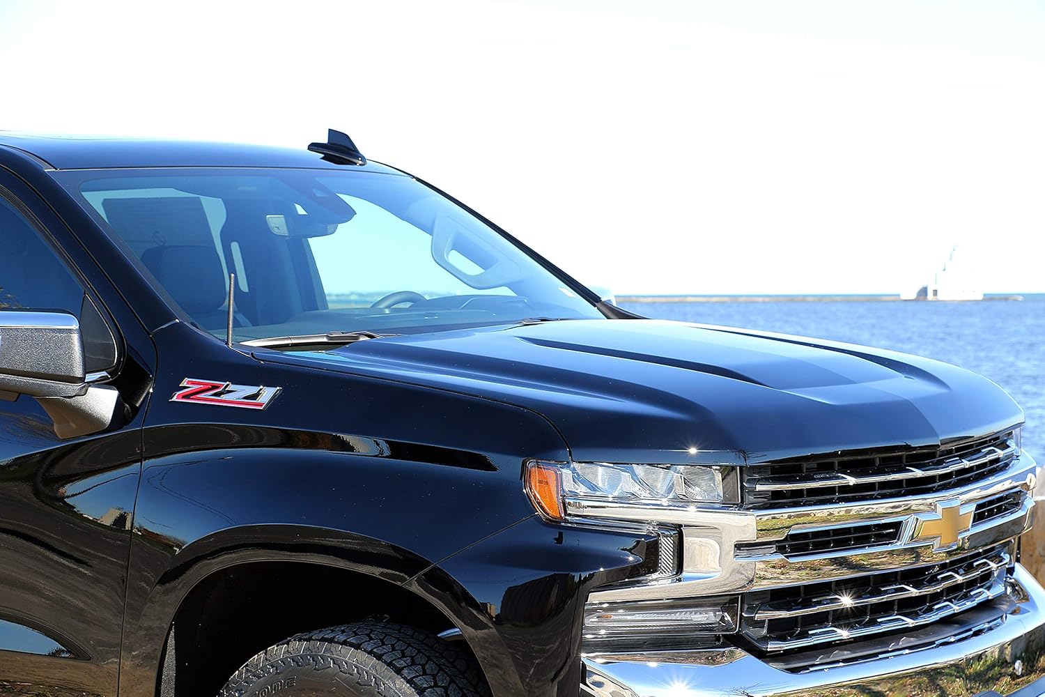AntennaMastsRus – La original de 6 34 pulgadas es compatible con Chevrolet Silverado 2500 (2006-2019) – Antena de goma corta a prueba de lavado de