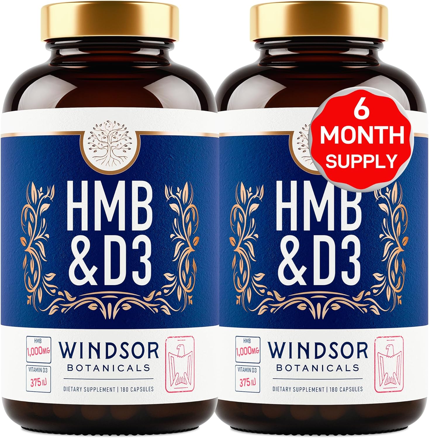 Suplemento de HMB y vitamina D3  Crecimiento muscular, fuerza, rendimiento y recuperación  B-hidroxi B-metilbutirato, calcio D3 Plus, suplementos de