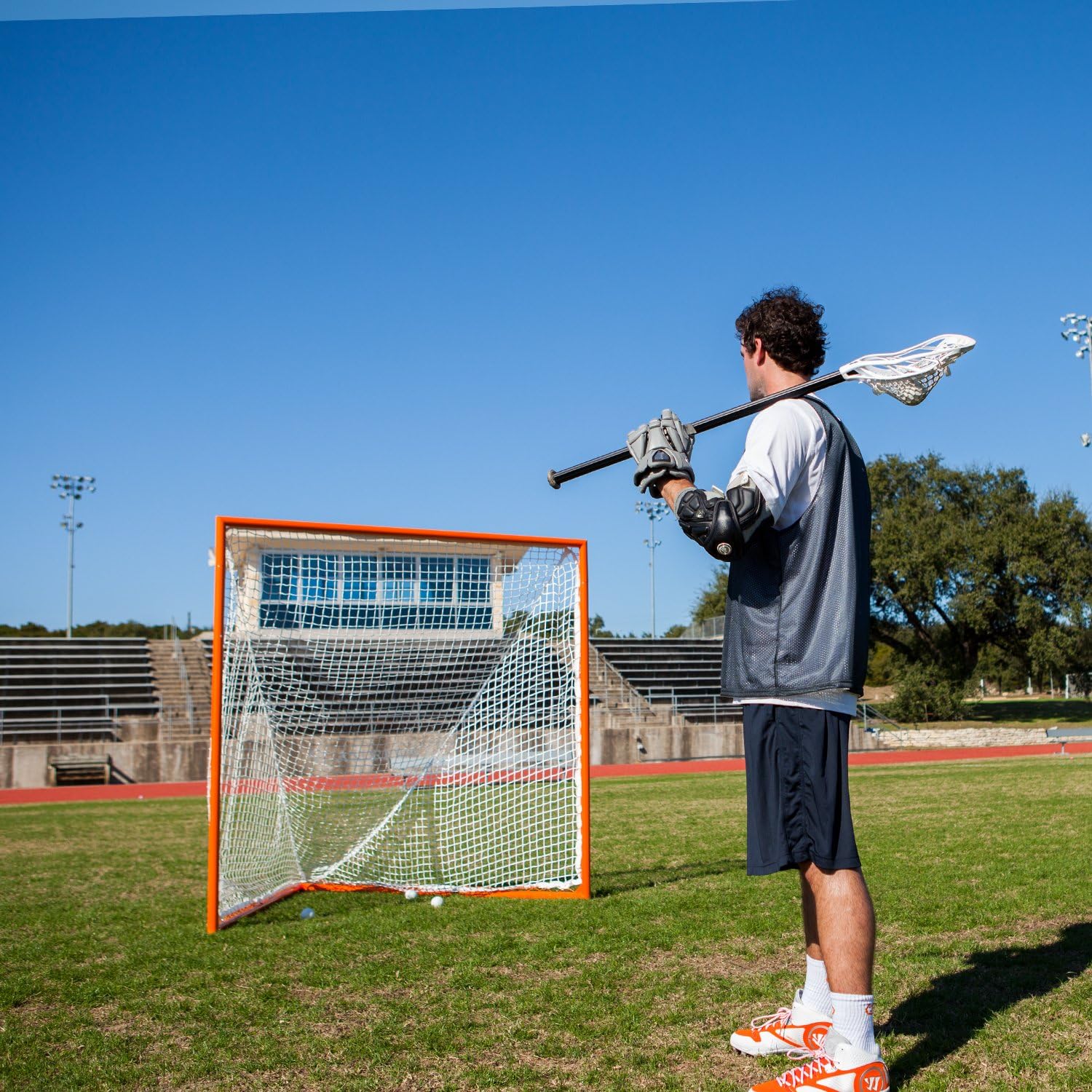 Champion Sports Objetivos profesionales de lacrosse 6×6 pies para hombres y mujeres Pro Plus
