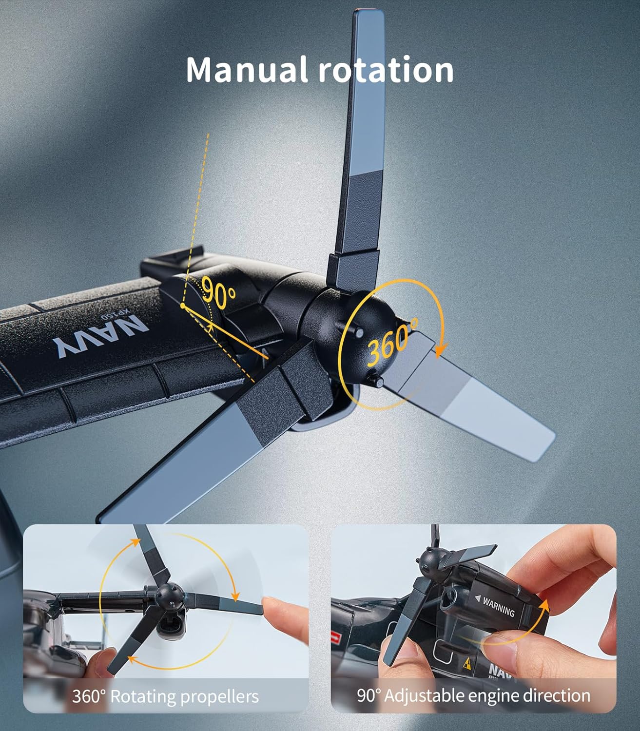 Geyiie Juguetes de aviones fundidos, juego de juguetes de avión del ejército para niños de 3 a 12 años, helicóptero de transporte militar con alas
