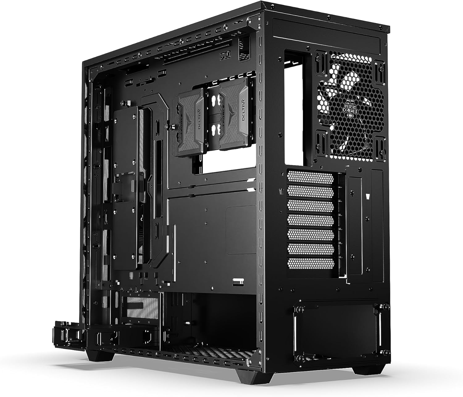 be quiet! Shadow Base 800 – Funda para juegos de PC de torre media – Radiadores de 16.535 in o placas base E-ATX Soporte – Negro – BGW60