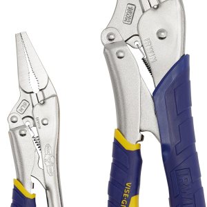 IRWIN Herramientas VISE-GRIP Alicates de bloqueo, liberación rápida, juego de 2 piezas (77T) IRWIN Herramientas VISE-GRIP Alicates de bloqueo, liberación rápida, juego de 2 piezas (77T)