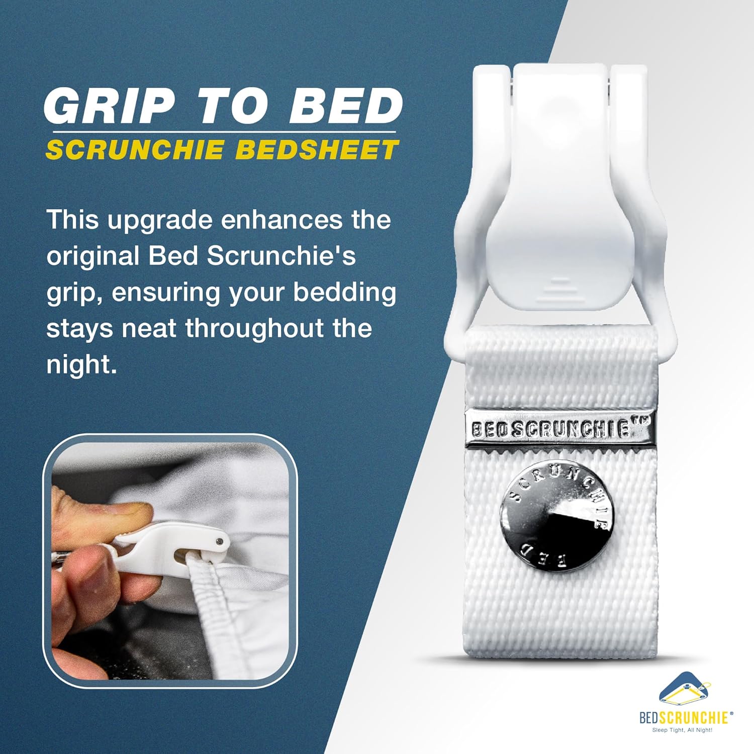 BED SCRUNCHIE – Clips de tela resistentes (2 clips)