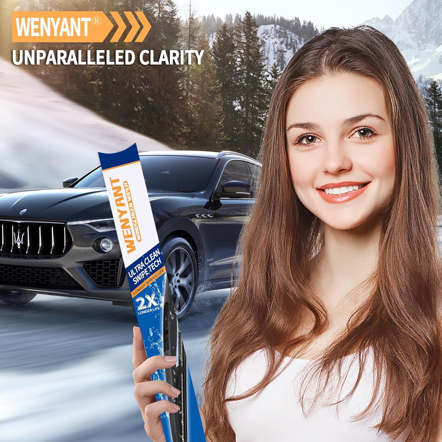 14 inch Rear Windshield Wiper Blade Replacement for Subaru Forester 2022-2006 Ascent 22-19 Impreza 11-04 Legacy 09-05 Outback 19-05 Tribeca 14-06