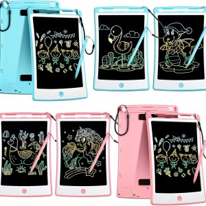 Tableta de escritura LCD de 8.5 pulgadas, tablero de dibujo colorido, almohadilla de dibujo educativa para niños, tableta de escritura LCD borrable, Tableta de escritura LCD de 8.5 pulgadas, tablero de dibujo colorido, almohadilla de dibujo educativa para niños, tableta de escritura LCD borrable,