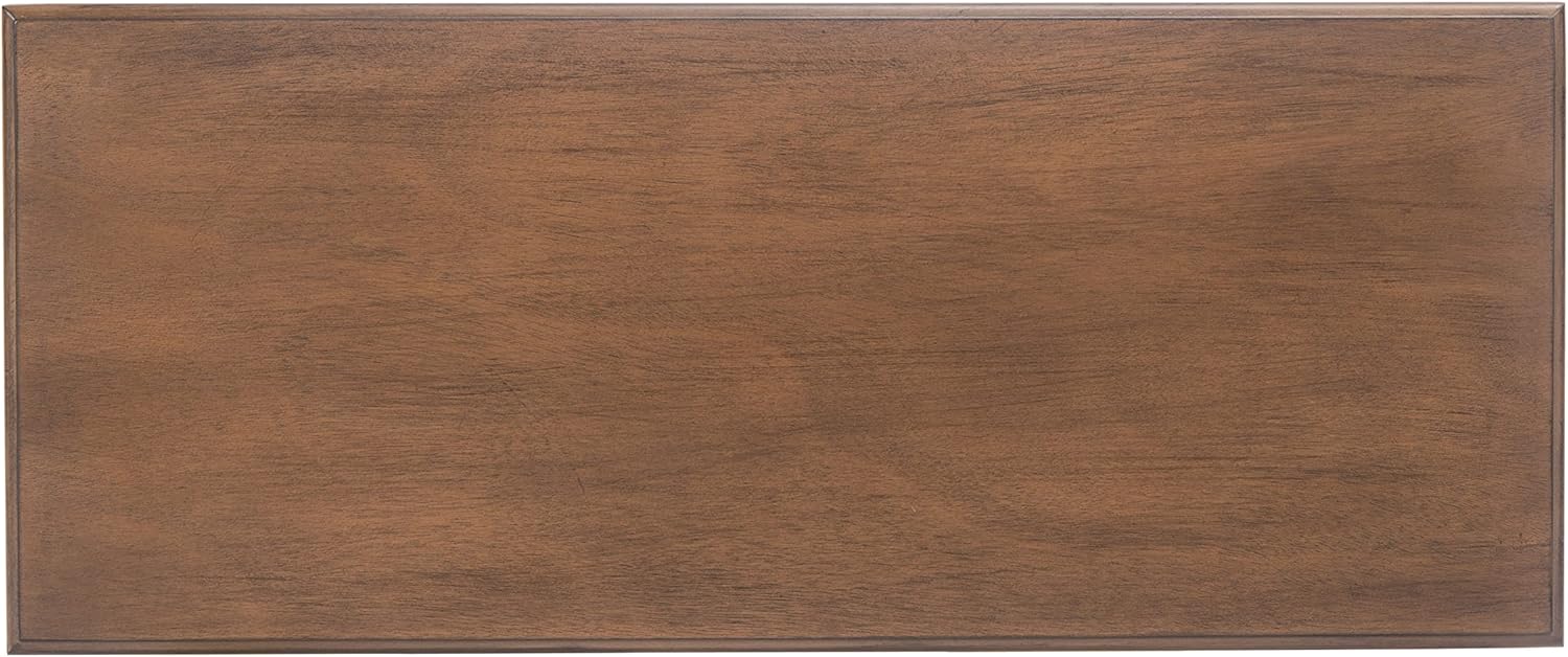Safavieh Home Collection Tinsley – Mesa consola rectangular con estante inferior marrón