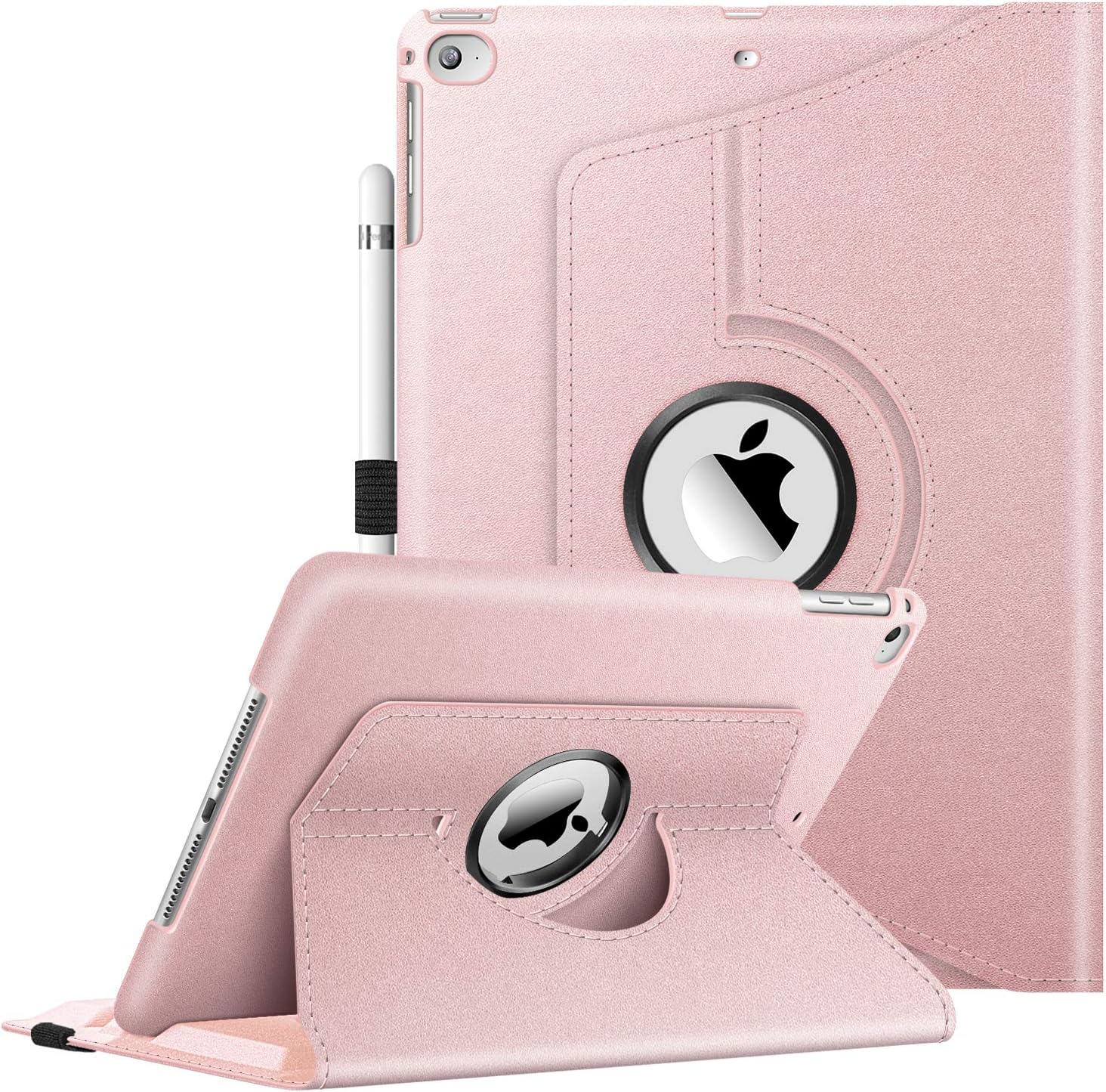 Fintie – Funda para iPad 9.7 2018 2017  iPad Air 2  iPad Air – Funda protectora giratoria a 360 grados con pie, función de apagadoencendido