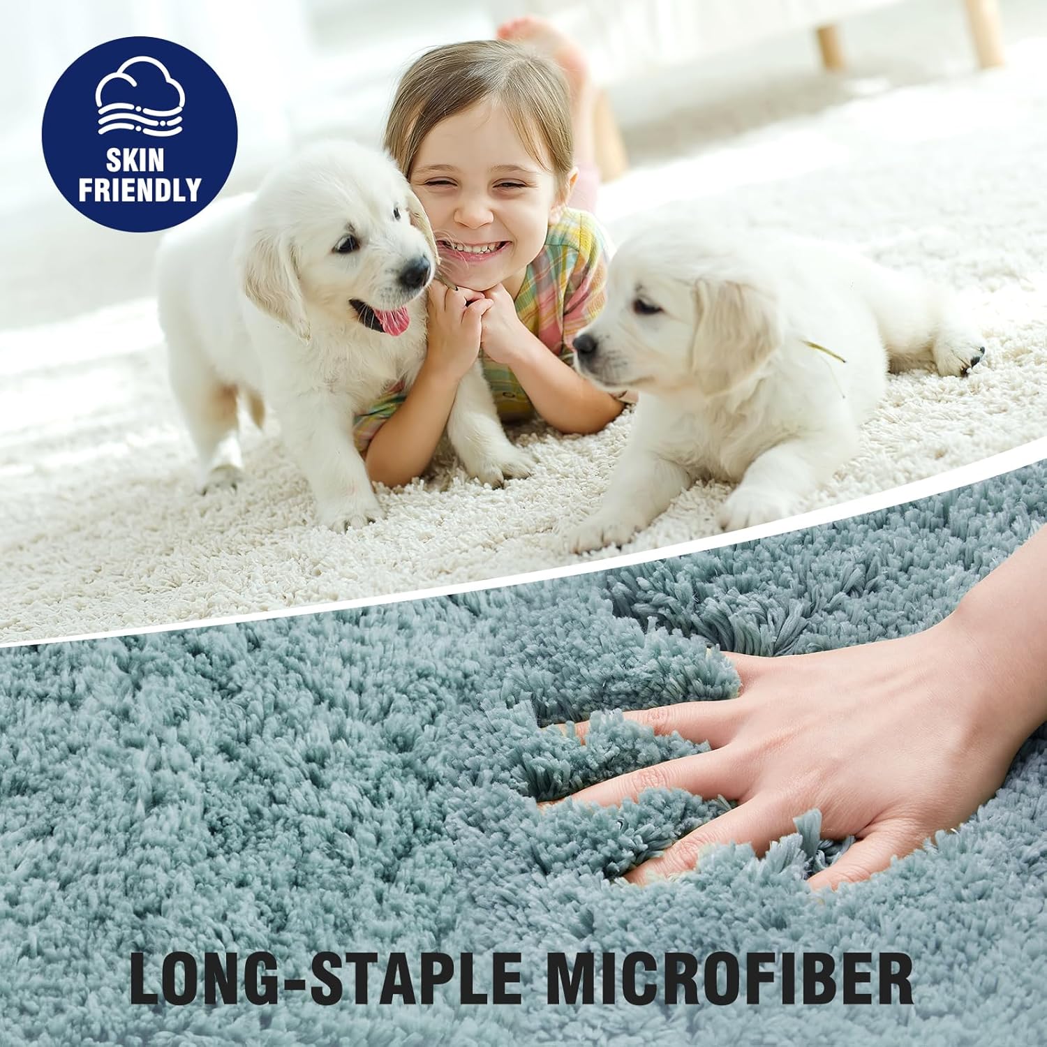 TECHMILLY Alfombras de baño súper suaves, absorbentes, gruesas, antideslizantes, de secado rápido, lavables a máquina, para suelo de baño, bañera y