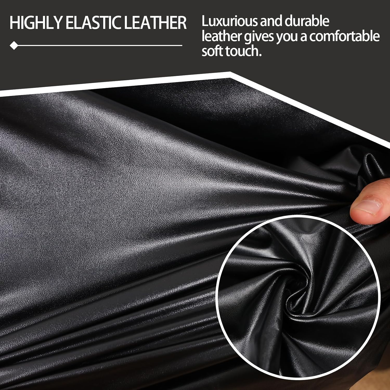 HewTLES Funda reclinable de piel sintética, funda elástica para sofá biplaza, funda impermeable para sofá, funda reclinable de 6 piezas, funda