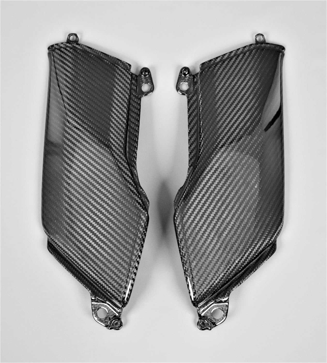 Paneles laterales del tanque de fibra de carbono para Kawasaki Z900 2017-2023