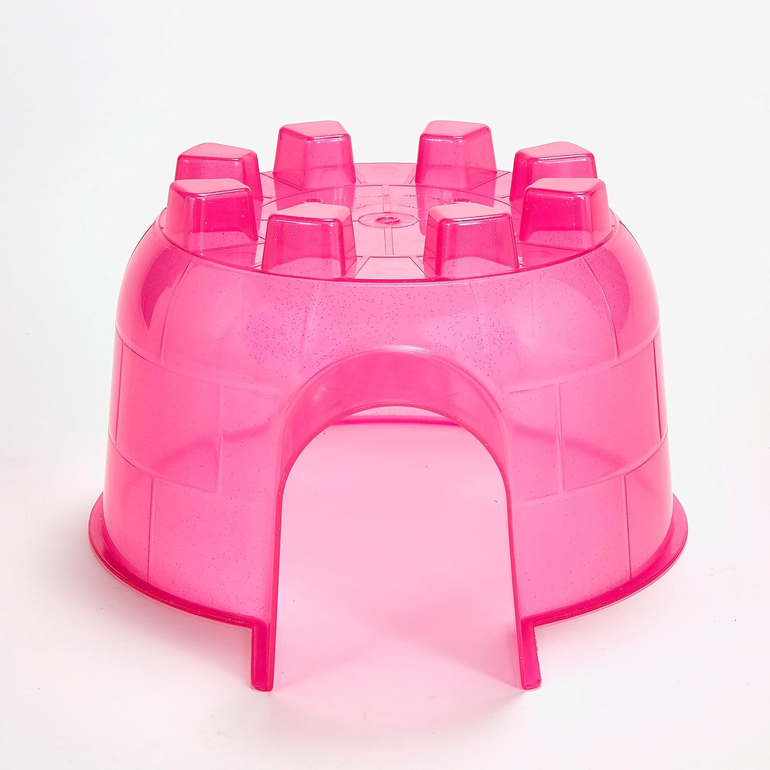 Kaytee Igloo Habitat – Escondite para conejillos de indias, hurones, conejos enanos, chinchillas y otros animales pequeños, colores surtidos, grande